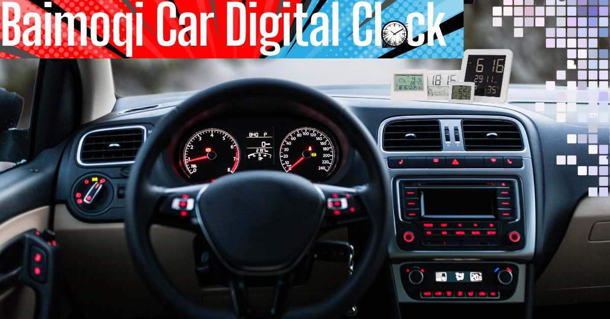 Baimoqi Car Digital Clock